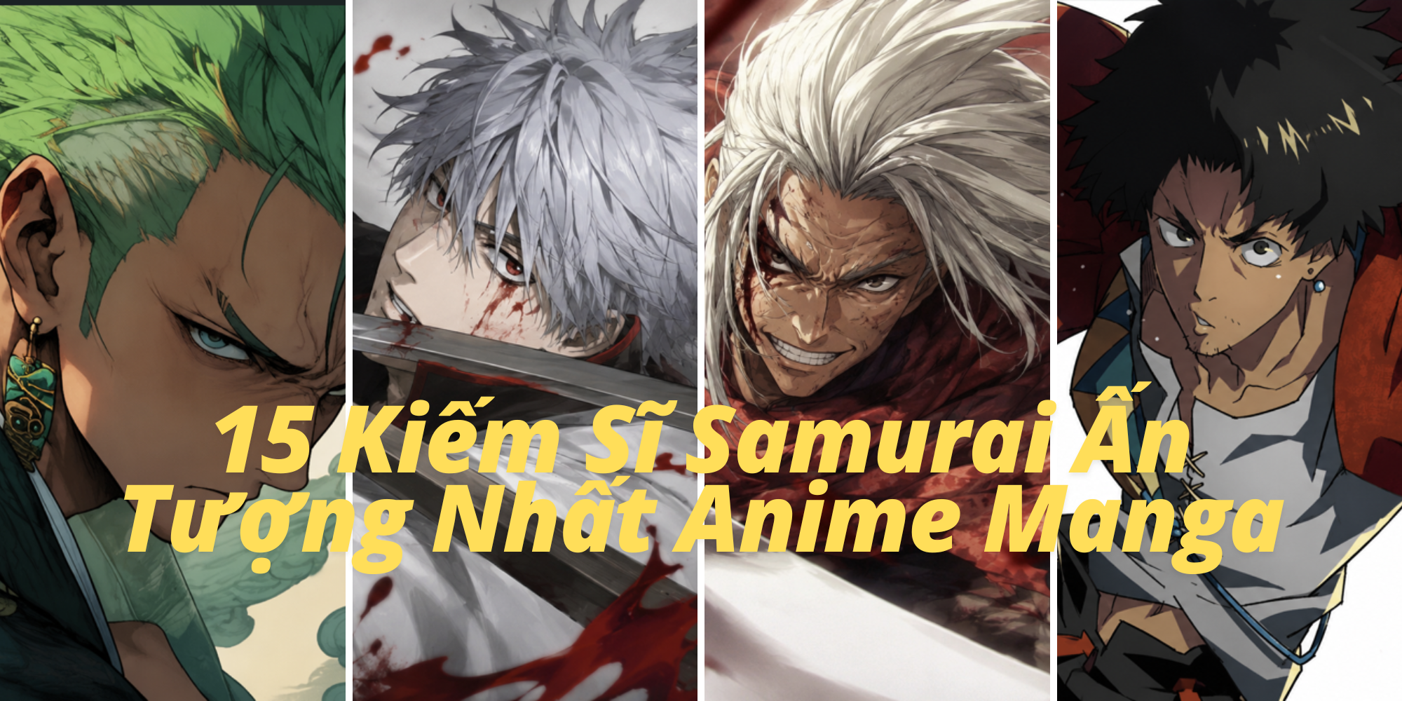 bo suu tap 15 kiem si samurai an tuong nhat anime manga
